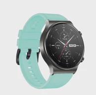 HUAWEI Silikonski remen za Watch GT 2/3/4/2 Pro/3 Pro/4 Pro/GT 2e 46 mm, svijetlo zeleni