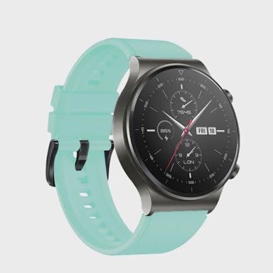 HUAWEI Silikonski remen za Watch GT 2/3/4/2 Pro/3 Pro/4 Pro/GT 2e 46 mm, svijetlo zeleni