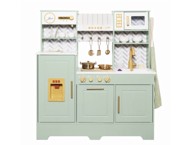 Kuhinja za igru s vodom i parom, drvo, zelena