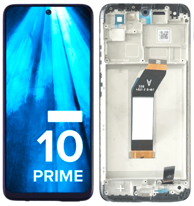 Zaštitna folija za Xiaomi Redmi 10 Prime, s crnim okvirom