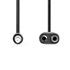 NEDIS Stereo audio kabel 3 5 mm muški 2 x 3 ženski niklani 0 20 m okrugli kutija
