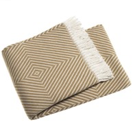 EUROMANT Smeđi pokrivač s pamukom Tebas, 140x160 cm