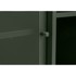UNIQUE FURNITURE Tamno zelena metalna niska komoda s kliznim vratima, 160x75 cm Veep