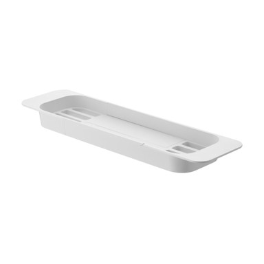 YAMAZAKI Bijela podesiva polica za kadu Tower