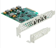 DELOCK PCIe x4 kartica s 4 USB-C priključka 10 Gbps, niski profil