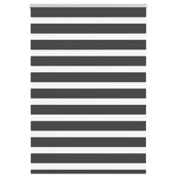 Zavjesa zebra crna 105x150 cm širina tkanine 100,9 cm poliester