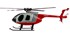 AMEWI RC model helikoptera MD500, električni pogon