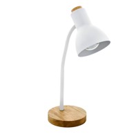 EGLO Bijela/u prirodnoj boji stolna lampa s metalnim sjenilom (visina 49 cm) VERADAL 