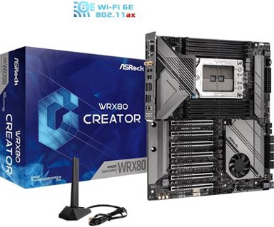 ASROCK Matična ploča WRX80 Creator, AMD WRX80, DDR4, EATX za AMD Ryzen Threadripper Pro sWRX8