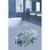 FOUTASTIC Plave kupaonske prostirke u setu 2 kom 60x100 cm Ceramic