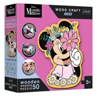 TREFL Drvene puzzle, 50 kom, Minnie Mouse