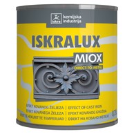 ISKRA boja za metal Miox SIVI 0,75 l
