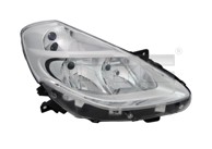 TYC Far RENAULT CLIO 05-13 lijevi 09- H7/H7/PY21W krom 20-12050-15-2