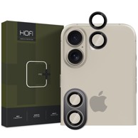 HOFI Zaštita za stražnju kameru za iPhone 16/iPhone 16 Plus, Camring Pro +, crna