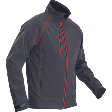 CERVA Softshell jakna Reusel, antracit/crvena, 2XL
