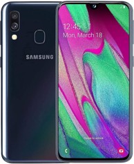 SAMSUNG Galaxy A40 A405FN DS 64GB, crni - obnovljen