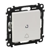 LEGRAND 752116 tipkalo za zvono s tinj. 1p/6a/250v valena life bijelo le752116