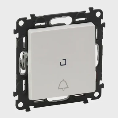 LEGRAND 752116 tipkalo za zvono s tinj. 1p/6a/250v valena life bijelo le752116