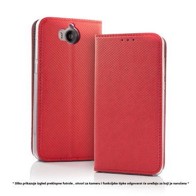 SMARTMAGNET Preklopna futrola za Huawei P Smart 2021 - crvena