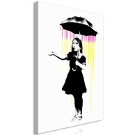 Slika Girl with Umbrella Vertical 80x120