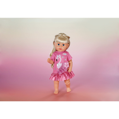 BABY BORN Haljina za lutku, Dress Flamingo, 43 cm