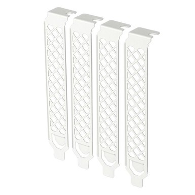 SILVERSTONE PCI blende SST-Aeroslots2W, bijeli, 4 komada