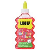 UHU Glitter ljepilo 177 ml crveno