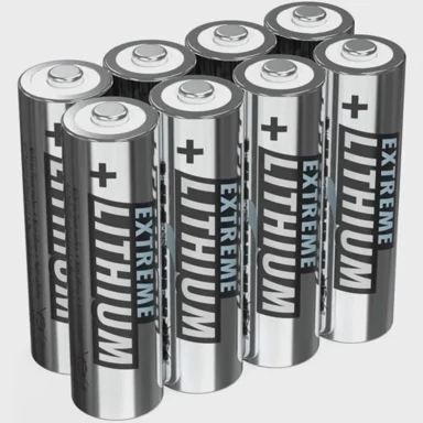 ANSMANN Baterije Extreme Lithium Mignon AA, srebrne, 8 komada