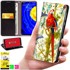 BLUEMOON Torbica tipa novčanik za Motorola Moto E15 / Moto G05 - maskica s otiskom + 9H staklo
