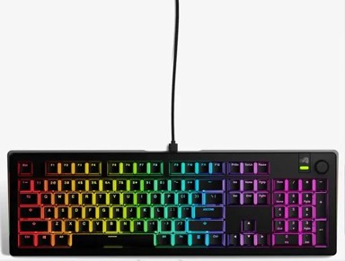 GLORIOUS Tipkovnica GMMK 3 100 % Custom Gaming - Pre-Built, ANSI (US), Fox Switches, crna GLO-KB-GMMK3-100-PB-FOX-W-BLK-US