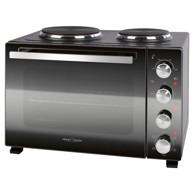 PROFI COOK Mini pećnica PC-KK1302, 4 u 1, s pločama za kuhanje, 32 l, 1500 W