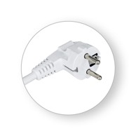 COMMEL Priključni kabel 3m 3X2,5mm H05VV-F bijeli