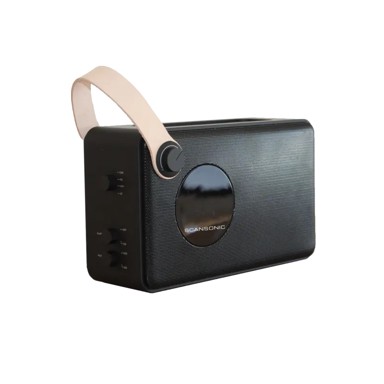 SCANSONIC Radio PA4600, FM/DAB+, Bluetooth, crna