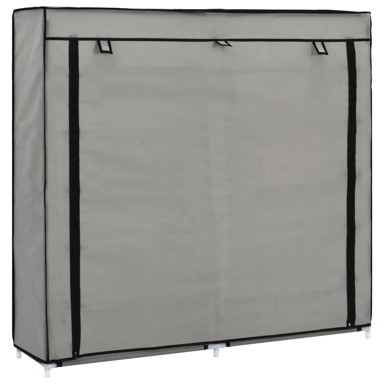 Ormar sa cipele 282434 115x28x110 cm, sivi
