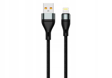 JELLICO Lightning kabel B16, 1 m, 3,1 A, crni
