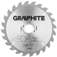 GRAPHITE List kružne pile s karbidnim vrhom, 200 x 30 mm, 24 zuba