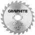 GRAPHITE List kružne pile s karbidnim vrhom, 200 x 30 mm, 24 zuba