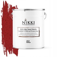 Silikonska strukturna fasadna boja, 5 l, crvena RAL 3001
