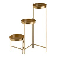 CASA SELECCIÓN Metalni stalak za tegle za cvijeće (visina 60 cm), metal, prirodna