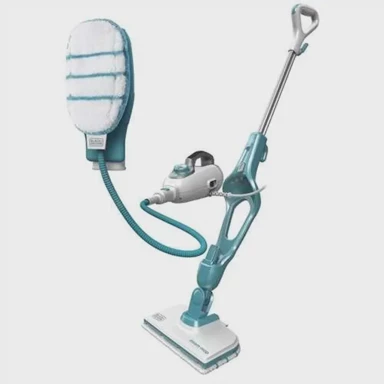 BLACK & DECKER Parni čistač, 9IN1 Steam-mop, 0,5 L, 1300 W, tirkizno-bijeli