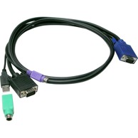LEVELONE KVM kabel ACC-3202, USB+PS/2, 3 m