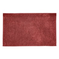 ALLSTAR Crvena tekstilna kupaonska prostirka 50x80 cm Chenille