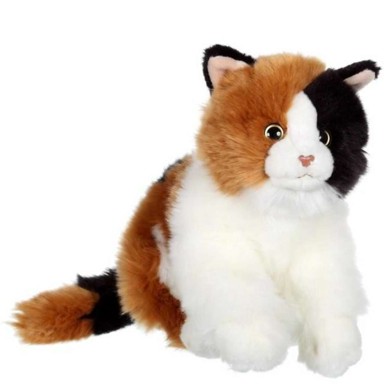 GIPSY TOYS Plišana igračka mačka trobojna