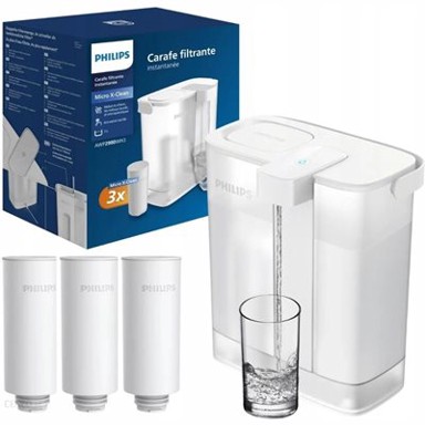 PHILIPS Spremnik za filtriranje vode AWP2980WH3/10, 3 l, bijeli, s 3 filtera