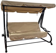 ROJAPLAST Metalna ljuljačka De Luxe II, smeđa