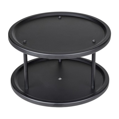 WENKO Crni organizator za začine Lazy Susan