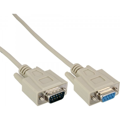 INLINE Serijski kabel B-12211 DB-9, 15 m, sivi