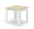 Stol 80x80 cm, sonoma/bijeli