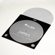 PRO-JECT Podloga za gramofonske ploče Leather It, siva