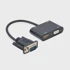 GEMBIRD Adapter kabel A-VGA-HDMI-02, 0.15 m, HDMI + VGA (D-Sub) na VGA (D-Sub), crni